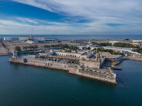 Veracruz international commerce port in Mexico