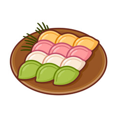 Songpyeon traditional Korean rice cakes