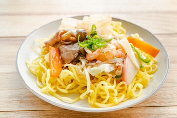 白きくらげ入りあんかけ焼きそば