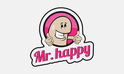 Mr. Happy baby t-shirt 