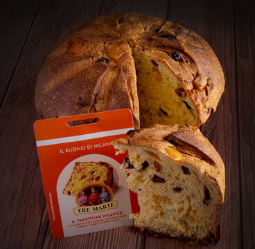 Panettone Tre Marie, famous pastry specialty of the Italian tradition
