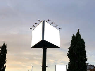 High billboard white space mockup