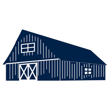 recommend clip art: Barn icon logo company. isolated on white background.