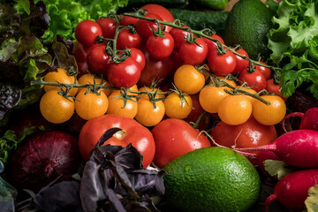 Still life of vegetables. Healthy food. Vegetarianism. Autumn harvest.