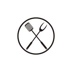 Grill Barbecue icon, vector illustration sign