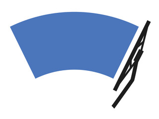 Car wiper illustration