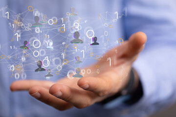 organization chart team concept networking