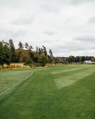 Obraz premium Swedish golf course at the end of the summer 3
