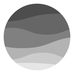 Black zigzag wave line flat vector illustration. Aque graphic, abstract background.  Modern flat design