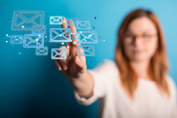 Email Inbox Electronic Communication Graphics Concept