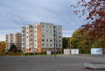 Greifswald, Plattenbau am Beitzplatz