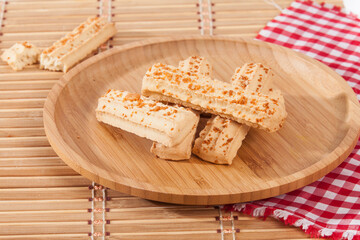 Tasty Cheese Stick, Baked Bread Sticks with Cheese