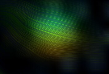 Dark Blue, Green vector blurred shine abstract texture.