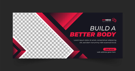 Gym & Fitness Web Banner Template