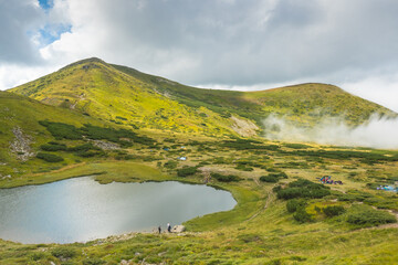 Mountain lake Nesamovyte, Montenegrin ridge - 457885172