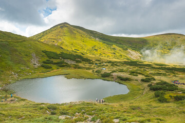 Mountain lake Nesamovyte, Montenegrin ridge - 457885193