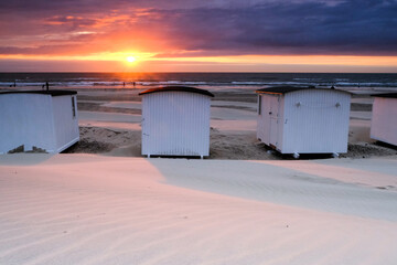 Gorgeous Sunset on the Coast of northern Jutland, Denmark, Europe