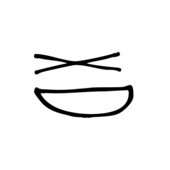 ''xD'' Funny Emoji Illustration