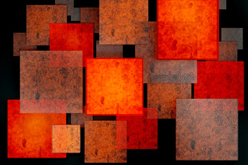 Lava stone plates abstract background 3d render