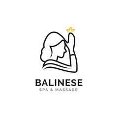 Balinese Women Logo Template