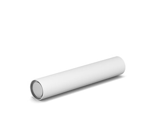 Blank tube packaging mockup