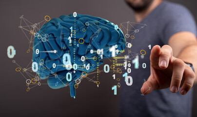 3d rendered medically accurate illustration brain