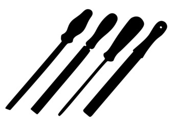 Construction file for metal. Vector image.