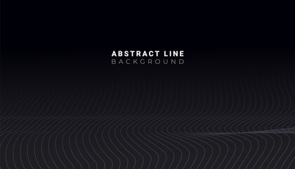 Creative minimal flowing line particles abstract wave background, smooth curvy shape dots fluid