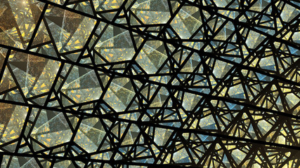 Abstract painting multicolor texture.