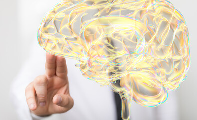 3d rendered medically accurate illustration brain