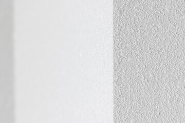 White Wall Background. Texture decorative plaster.