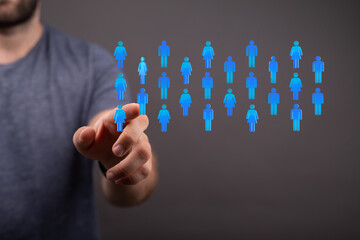 Abstract technology group and data