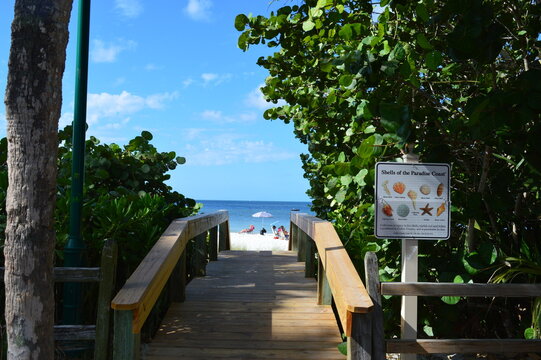 Zugang zum Beach in Naples Florida 