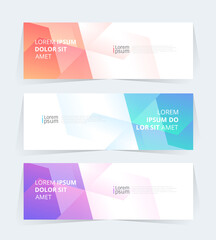 Vector abstract graphic design Banner Pattern background template.