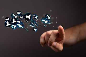 Abstract technology group and data