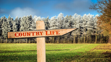 Street Sign to Country Life