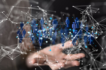 Unity group and teamwork concept