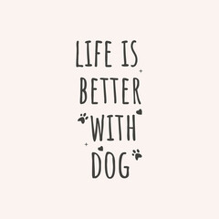 Pet lover Typography t-shirt design vector, Dog inspirational quote shirt design for print textile and gift