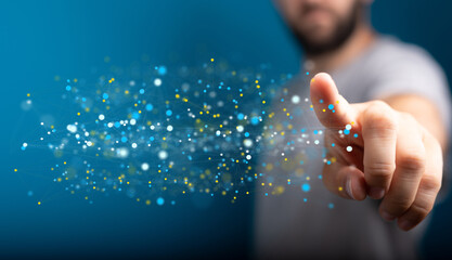 Abstract technology group and data