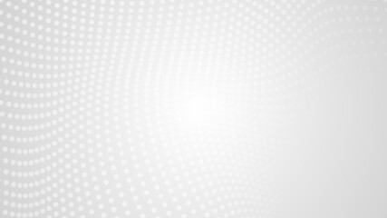 Dot white gray wave light technology texture background. Abstract big data digital concept. 3d rendering.