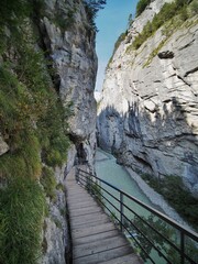 Aareschlucht gorge canyon Meiringen Bern Switzerland