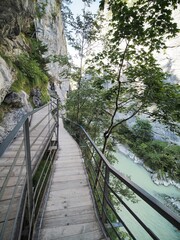 Aareschlucht gorge canyon Meiringen Bern Switzerland