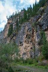 rock in the mountains