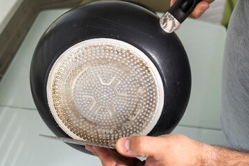 the pan is damaged. the bottom of the dish fell off.