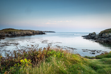 beach at sunset on a calm late summers evening
