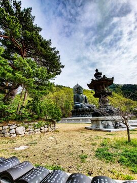 Budda Statue in Seoraksan National Park. 