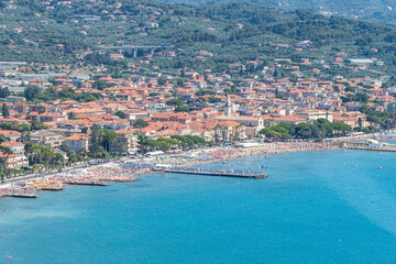 Aerial view of Diano Marina