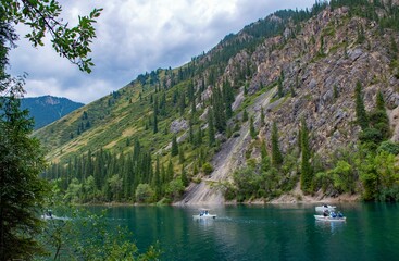 lake in the mountains
