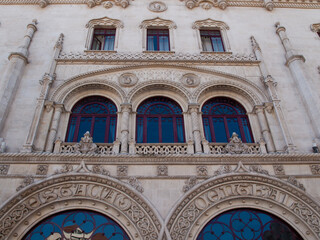 Rossio train station downtown Lisbon