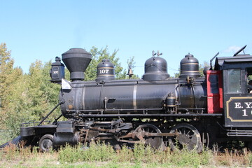 Side Of Locomotive, Fort Edmonton Park, Edmonton, Alberta